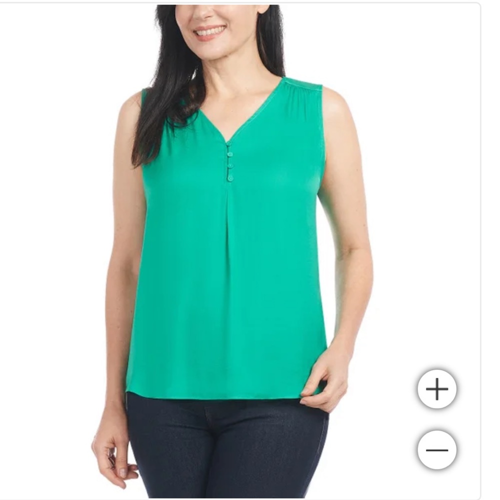 NWT Hilary Radley ladies Sleeveless Blouse